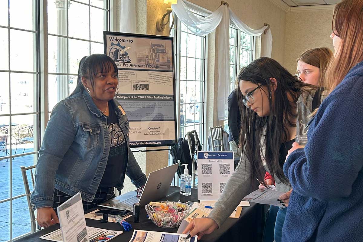 Read more about the article Fortified Academy Educated Young Women about the Trucking Industry at Cherry Creek School’s Women in Industry Forum
